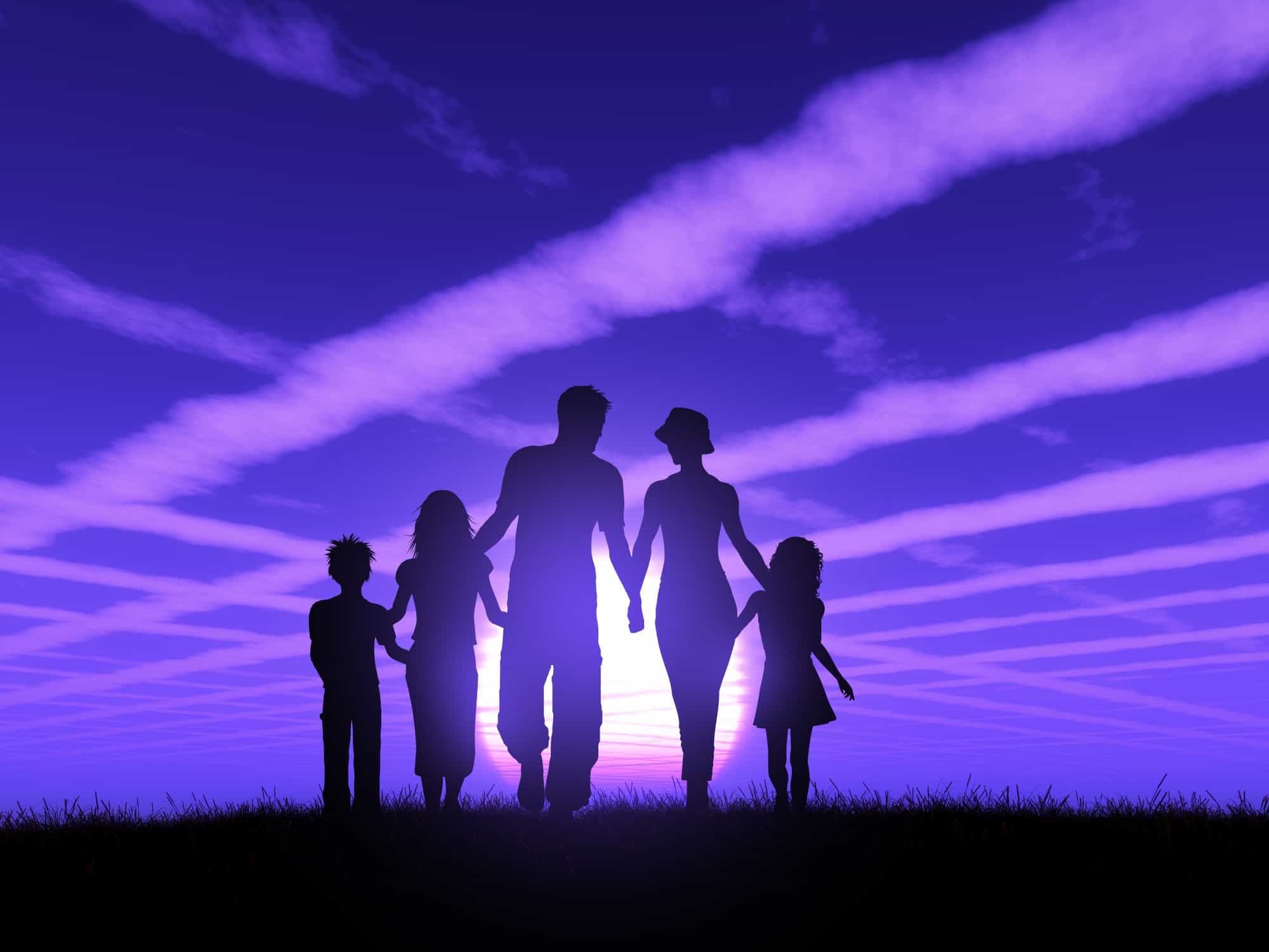 Happy Family Purpel