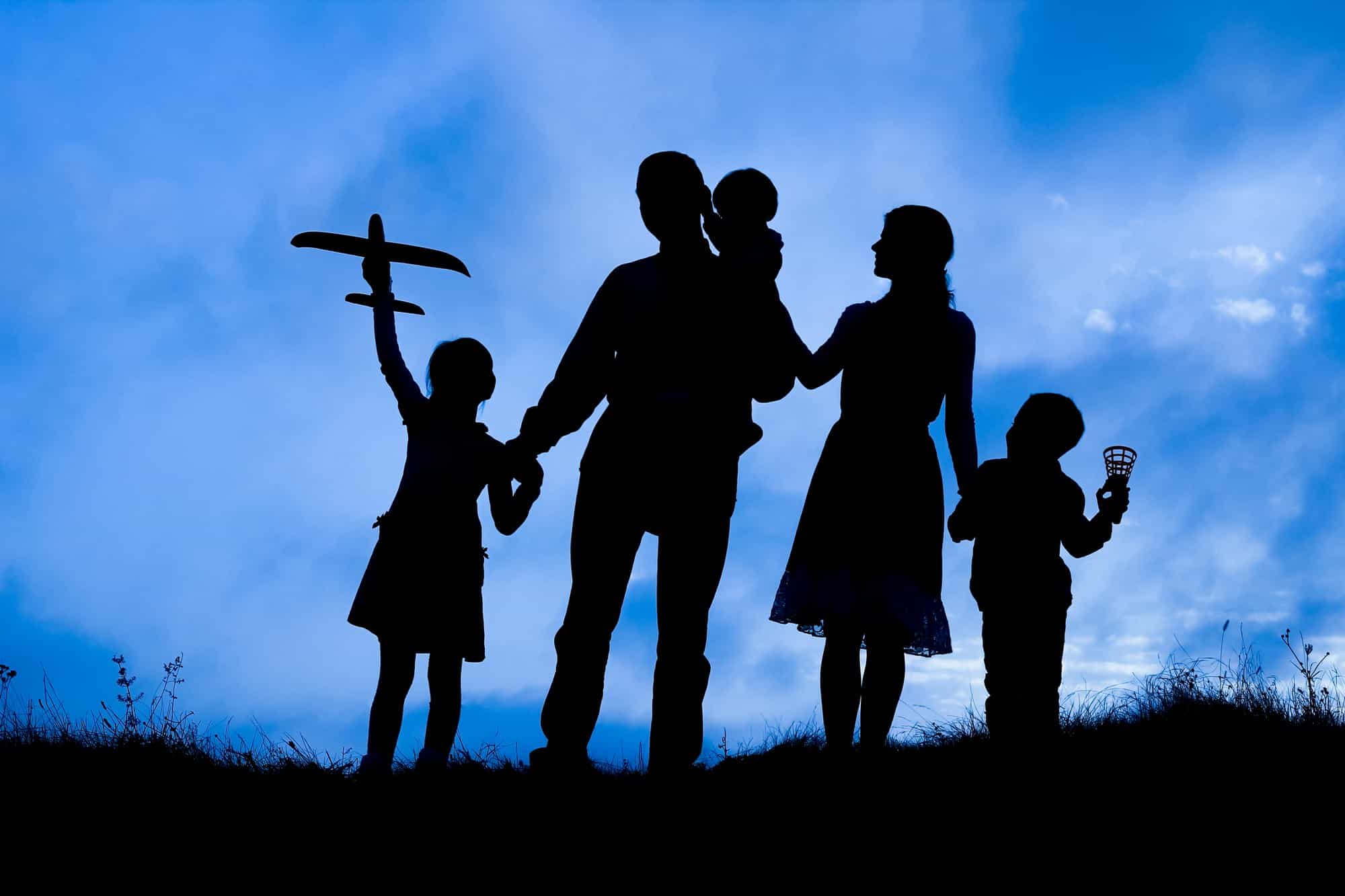 Happy Family Blue